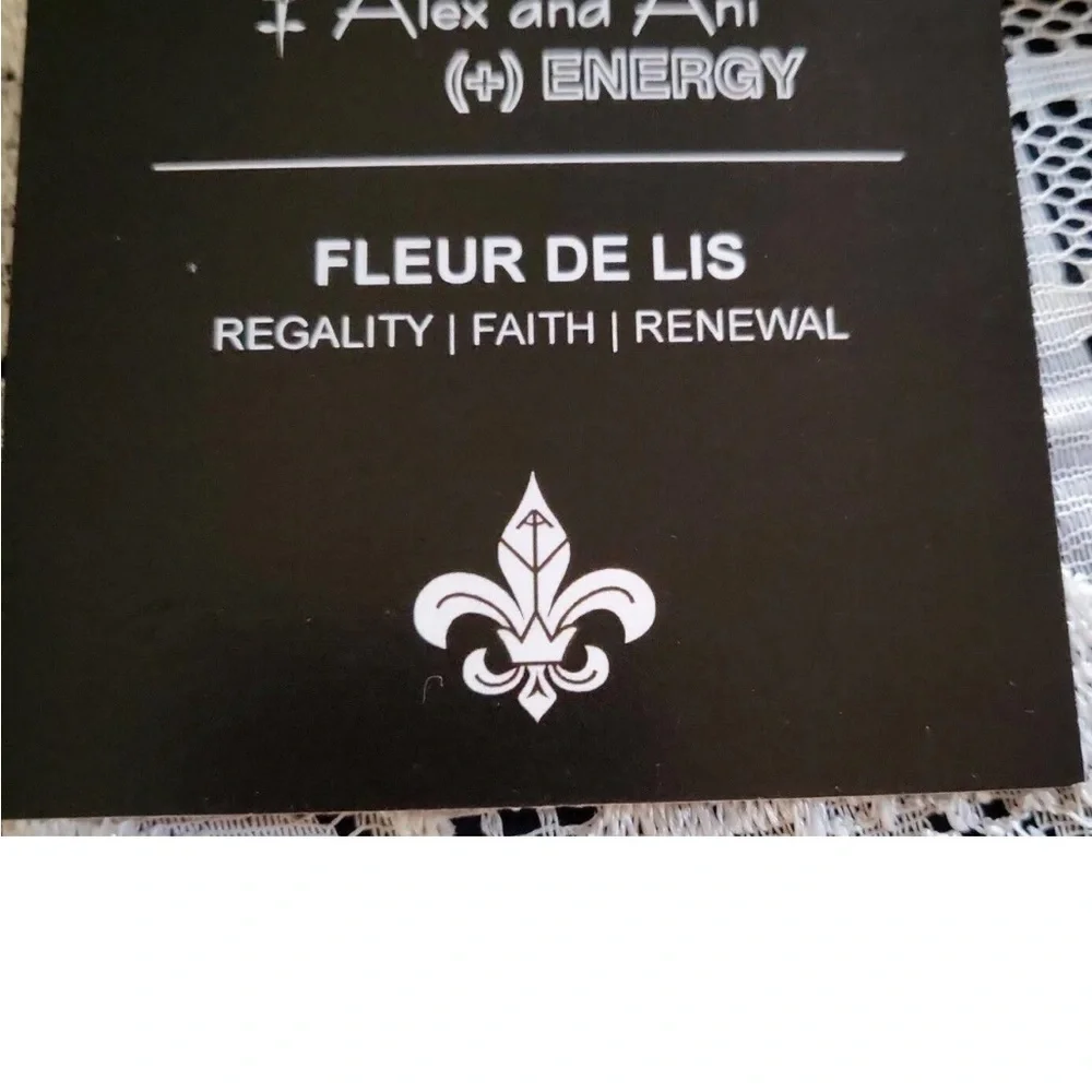 Alex and Ani Regality Faith Renewal Fleur de‎ lis gold bangle